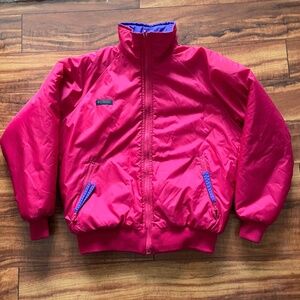 Vintage Girl's Columbia Sportswear Down Jacket, Reversible